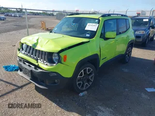2018 Jeep Renegade Latitude with VIN ZACCJABB6JPJ10039, listed as a IAAI auction lot 42341997 with 91,708 mi miles and . Bid and sale history available at DreamBid. Image 2.