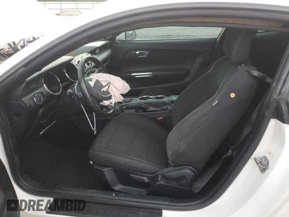 2015 Ford Mustang V6 with VIN 1FA6P8AM2F5358062, listed as a Copart auction lot 60034595 with 128,750 mi miles and Salvage title. Bid and sale history available at DreamBid. Image 7.