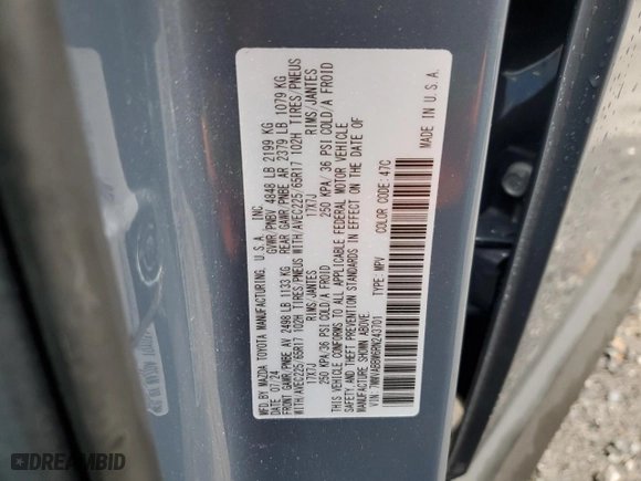 2024 Mazda CX-50 2.5 S Preferred Package with VIN 7MMVABBM6RN243701, listed as a Copart auction lot 42621025 with 3,109 mi miles and Salvage Title. Bid and sale history available at carsss.com. Image 14.
