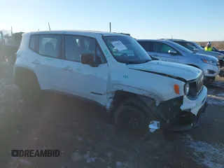 2019 Jeep Renegade Sport with VIN ZACNJBAB7KPK91458, listed as a IAAI auction lot 41292610 with 40,125 mi miles and . Bid and sale history available at DreamBid. Image 1.