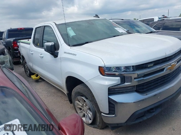 2020 Chevrolet Silverado 1500 LT with VIN 1GCRYDED4LZ192137, listed as a IAAI auction lot 41946356 with 85,145 mi miles. Bid and sale history available at carsss.com. Image 1.