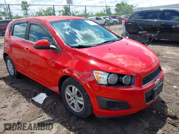 2012 Chevrolet Sonic LT with VIN 1G1JC6SHXC4147031, listed as a IAAI auction lot 42343093 with 165,386 mi miles and . Bid and sale history available at DreamBid. Image 1.
