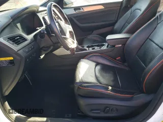 2015 Hyundai Sonata Sport with VIN 5NPE34AB5FH043748, listed as a Copart auction lot 42813165 with 91,769 mi miles and Salvage Title. Bid and sale history available at carsss.com. Image 7.