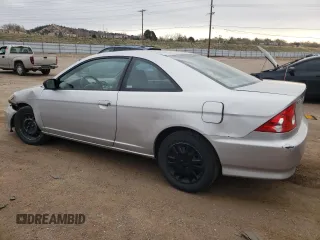2005 Honda Civic LX with VIN 1HGEM22515L068975, listed as a Copart auction lot 52055435 with 206,058 mi miles and Salvage Title. Bid and sale history available at DreamBid. Image 2.