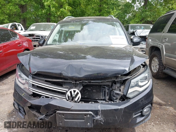 2016 Volkswagen Tiguan S with VIN WVGBV7AX6GW542656, listed as a IAAI auction lot 42081760 with 85,200 mi miles and . Bid and sale history available at DreamBid. Image 11.