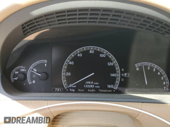 2010 Mercedes-Benz CL-Class CL 550 with VIN WDDEJ8GB2AA025203, listed as a Copart auction lot 50587715 with 133,283 mi miles and Salvage Title. Bid and sale history available at carsss.com. Image 9.