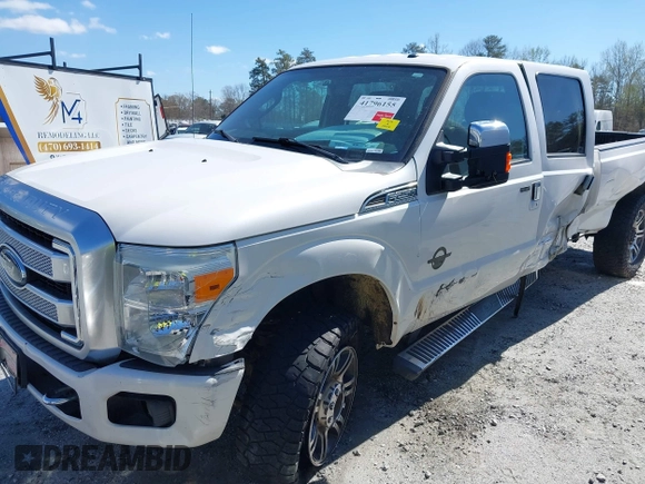 2015 Ford F-250 Lariat with VIN 1FT7W2BT4FED62506, listed as a IAAI auction lot 41796155 with 222,066 mi miles and . Bid and sale history available at DreamBid. Image 6.