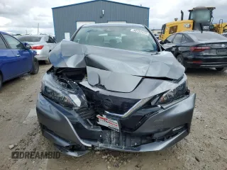 2022 Nissan LEAF SV with VIN 1N4AZ1CV0NC554254, listed as a Copart auction lot 48194425 with Not Provided miles and Salvage Title. Bid and sale history available at DreamBid. Image 5.