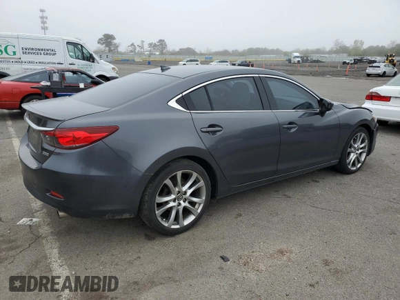 2014 Mazda 6 i Grand Touring with VIN JM1GJ1W61E1132313, listed as a Copart auction lot 54898745 with 117,905 mi miles and Salvage Title. Bid and sale history available at DreamBid. Image 3.