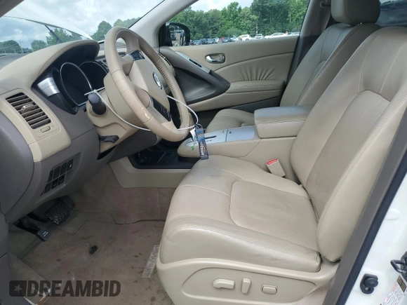 2010 Nissan Murano SL z VIN JN8AZ1MU7AW013022, wystawiony jako Copart lot #60419605 z przebiegiem 91 175 mil mil oraz Szkoda całkowita • Salvage title. Historia ofert i sprzedaży dostępna na DreamBid. Obrazek 7.