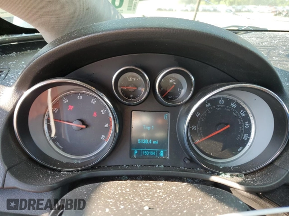 2011 Buick Regal CXL Turbo TO3 with VIN W04GX5GVXB1131405, listed as a Copart auction lot 67320614 with 150,194 mi miles and Salvage Title. Bid and sale history available at carsss.com. Image 9.