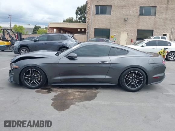 2020 Ford Mustang EcoBoost with VIN 1FA6P8TH6L5182192, listed as a IAAI auction lot 42129608 with 75,281 mi miles and . Bid and sale history available at DreamBid. Image 14.