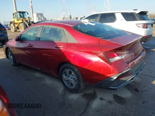 2024 Hyundai Elantra SE with VIN KMHLL4DG1RU744288, listed as a IAAI auction lot 40326384 with 11,656 mi miles and . Bid and sale history available at DreamBid. Image 3.