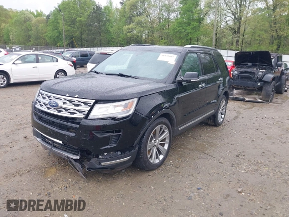 2018 Ford Explorer Limited with VIN 1FM5K7F89JGB67600, listed as a IAAI auction lot 41972087 with 127,221 mi miles and . Bid and sale history available at carsss.com. Image 2.
