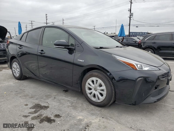 2020 Toyota Prius L Eco with VIN JTDKARFU5L3117306, listed as a Copart auction lot 52818595 with 33,426 mi miles and Salvage Title. Bid and sale history available at carsss.com. Image 4.
