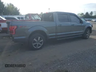 2015 Ford F-150 XLT with VIN 1FTFW1EG5FFB43455, listed as a Copart auction lot 46404195 with 298,332 mi miles and Salvage Title. Bid and sale history available at carsss.com. Image 3.