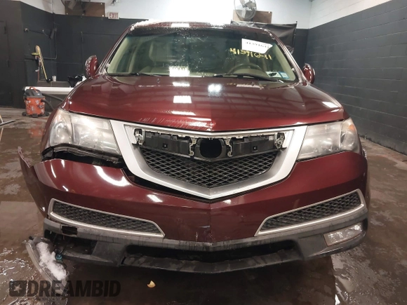 2013 Acura MDX with VIN 2HNYD2H24DH506239, listed as a IAAI auction lot 41391641 with 100,091 mi miles. Bid and sale history available at carsss.com. Image 12.