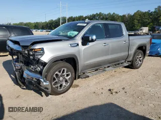 2025 GMC Sierra 1500 SLT z VIN 3GTUUDED2SG119823, wystawiony jako Copart lot #52343655 z przebiegiem 8 264 mil mil oraz Szkoda całkowita • Salvage title. Historia ofert i sprzedaży dostępna na DreamBid. Obrazek 1.