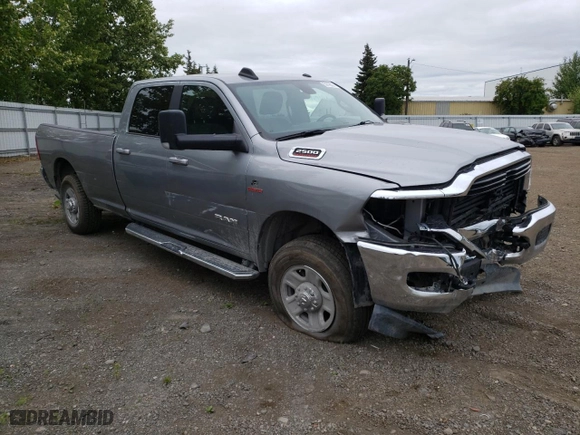 2021 Ram 2500 Big Horn with VIN 3C6UR5JL3MG628270, listed as a Copart auction lot 59798624 with 45,850 mi miles and Salvage Title. Bid and sale history available at carsss.com. Image 4.