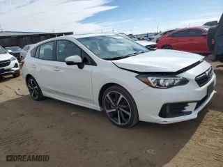 2022 Subaru Impreza Sport with VIN 4S3GTAM65N3701276, listed as a Copart auction lot 77909914 with 17,777 mi miles and Clean Title. Bid and sale history available at carsss.com. Image 4.