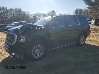 2019 GMC Yukon SLT with VIN 1GKS2BKC5KR117288, listed as a Copart auction lot 47980635 with 151,332 mi miles and Salvage Title. Bid and sale history available at carsss.com. Image 1.