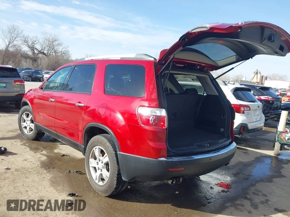 2012 GMC Acadia SLE with VIN 1GKKRPED9CJ143860, listed as a IAAI auction lot 41806894 with 125,936 mi miles. Bid and sale history available at carsss.com. Image 3.