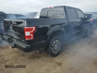 2019 Ford F-150 XL with VIN 1FTEW1EP2KFC06906, listed as a Copart auction lot 51792705 with 80,102 mi miles and Salvage title. Bid and sale history available at DreamBid. Image 3.