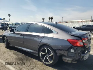 2019 Honda Accord Sport with VIN 1HGCV2F32KA017330, listed as a Copart auction lot 55068015 with 75,016 mi miles and Salvage title. Bid and sale history available at DreamBid. Image 2.
