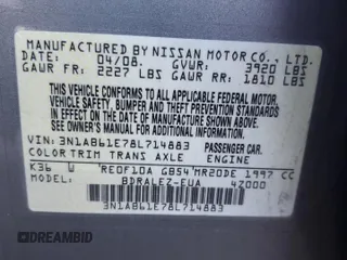 2008 Nissan Sentra S with VIN 3N1AB61E78L714883, listed as a Copart auction lot 61466015 with 134,590 mi miles and Non repairable. Bid and sale history available at DreamBid. Image 12.