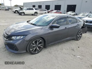 2019 Honda Civic Si with VIN 2HGFC1E56KH703811, listed as a Copart auction lot 47575205 with 112,107 mi miles and Non Repairable. Bid and sale history available at DreamBid. Image 1.