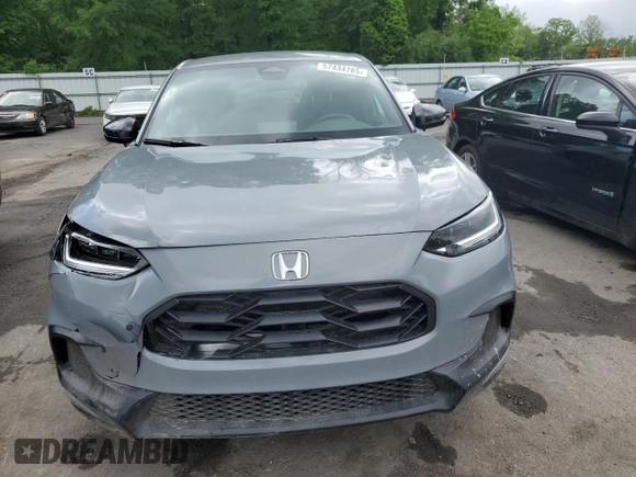 2024 Honda HR-V Sport with VIN 3CZRZ2H58RM742241, listed as a Copart auction lot 57434785 with 9,300 mi miles and Salvage title. Bid and sale history available at DreamBid. Image 5.
