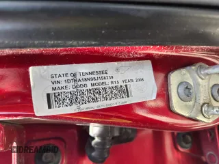 2008 Dodge 1500 SLT with VIN 1D7HA18N98J158239, listed as a Copart auction lot 45502435 with Not provided miles and Non repairable. Bid and sale history available at DreamBid. Image 12.
