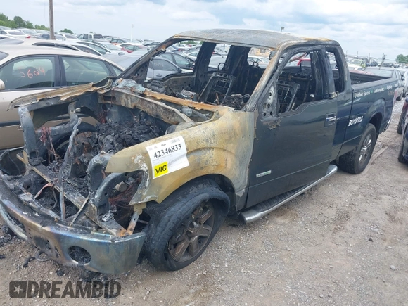 2014 Ford F-150 XL with VIN 1FTFX1ET8EFC89776, listed as a IAAI auction lot 42346833 with 45,657 mi miles and . Bid and sale history available at DreamBid. Image 2.