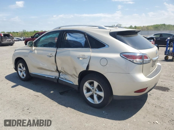 2013 Lexus RX 350 with VIN 2T2BK1BA5DC219848, listed as a Copart auction lot 53986685 with 154,784 mi miles and Salvage Title. Bid and sale history available at DreamBid. Image 2.