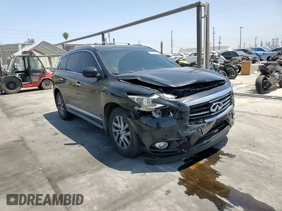 2014 Infiniti QX60 with VIN 5N1AL0MM2EC531260, listed as a Copart auction lot 61309165 with 160,957 mi miles and Salvage title. Bid and sale history available at DreamBid. Image 14.