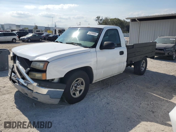 2004 Chevrolet Silverado 1500 Work Truck with VIN 1GCEC14X64Z229262, listed as a Copart auction lot 44209585 with 279,351 mi miles and Salvage Title. Bid and sale history available at carsss.com. Image 1.