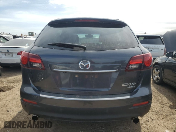 2015 Mazda CX-9 Grand Touring z VIN JM3TB3DA6F0460842, wystawiony jako Copart lot #52630325 z przebiegiem 21 666 mil mil oraz Szkoda całkowita • Salvage title. Historia ofert i sprzedaży dostępna na DreamBid. Obrazek 6.