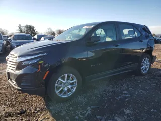 2024 Chevrolet Equinox LS with VIN 3GNAXSEG6RL312655, listed as a Copart auction lot 47597985 with 13,145 mi miles and Salvage Title. Bid and sale history available at carsss.com. Image 1.