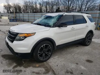 2015 Ford Explorer Sport with VIN 1FM5K8GT6FGA32803, listed as a Copart auction lot 48967935 with 220,749 mi miles and Salvage Title. Bid and sale history available at carsss.com. Image 1.