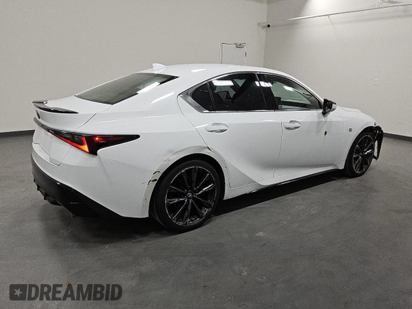 2021 Lexus IS 350 F Sport z VIN JTHGZ1E23M5019248, wystawiony jako Copart lot #52849825 z przebiegiem 129 880 mil mil oraz Czysty tytuł • Clean title. Historia ofert i sprzedaży dostępna na DreamBid. Obrazek 3.