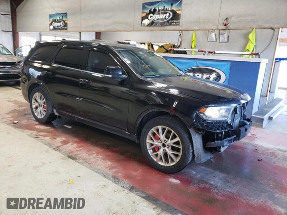 2016 Dodge Durango R/T with VIN 1C4SDJCT8GC394820, listed as a Copart auction lot 50128855 with 126,289 mi miles and Salvage Title. Bid and sale history available at DreamBid. Image 4.