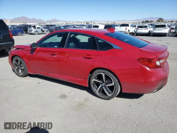 2018 Honda Accord Sedan Sport 1.5T with VIN 1HGCV1F39JA190240, listed as a Copart auction lot 46372735 with 148,929 mi miles and Salvage Title. Bid and sale history available at carsss.com. Image 2.