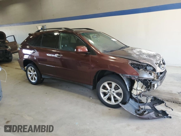2009 Lexus RX 350 with VIN JTJHK31U392061647, listed as a Copart auction lot 51583545 with Not Provided miles and Salvage Title. Bid and sale history available at DreamBid. Image 4.