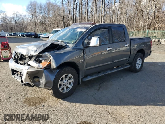 2004 Nissan Titan LE with VIN 1N6AA07B94N522057, listed as a Copart auction lot 47603315 with 152,319 mi miles and Non Repairable. Bid and sale history available at carsss.com. Image 1.