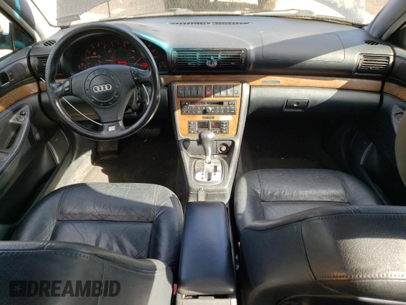 1999 Audi A4 with VIN WAUED28D8XA056525, listed as a Copart auction lot 72055614 with 179,261 mi miles and Salvage Title. Bid and sale history available at carsss.com. Image 8.