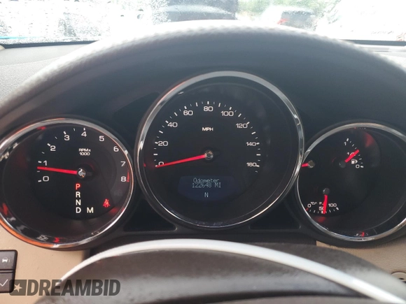 2012 Cadillac CTS Luxury with VIN 1G6DE5E52C0146864, listed as a Copart auction lot 62344445 with 122,648 mi miles and Salvage title. Bid and sale history available at DreamBid. Image 9.