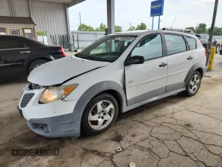 2007 Pontiac Vibe with VIN 5Y2SL65877Z430535, listed as a Copart auction lot 60508955 with 91,000 mi miles and Salvage title. Bid and sale history available at DreamBid. Image 1.
