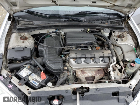 2005 Honda Civic VP with VIN 1HGES16355L008304, listed as a Copart auction lot 53081065 with 37,176 mi miles and Salvage Title. Bid and sale history available at DreamBid. Image 11.