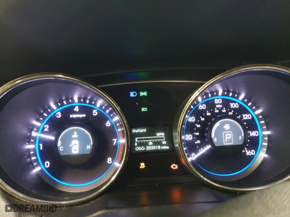 2012 Hyundai Sonata 2.0T SE with VIN 5NPEC4AB8CH355686, listed as a Copart auction lot 46079785 with 222,018 mi miles and Salvage Title. Bid and sale history available at carsss.com. Image 9.