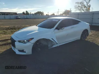 2021 Infiniti Q60 Red Sport 400 с VIN JN1FV7LK3MM530255, выставлен на аукционе Copart как лот 82806824 с пробегом 27 540 миль миль и Списание • Salvage title. История ставок и продаж доступна на DreamBid. Изображение 1.
